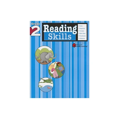 Reading Skills: Grade 2 (Flash Kids Harcourt Family Learning) - (Paperback)