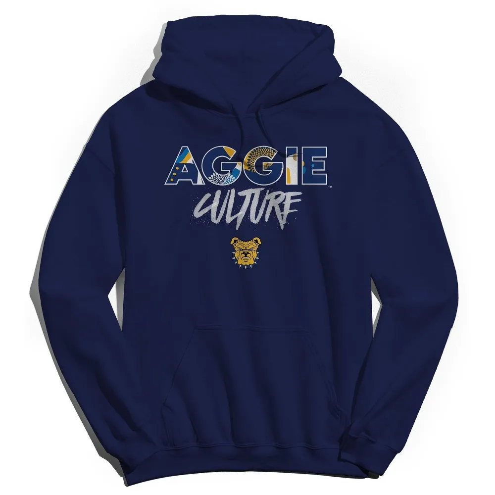 NCAA North Carolina A&T Aggies Navy Hooded weatshirt