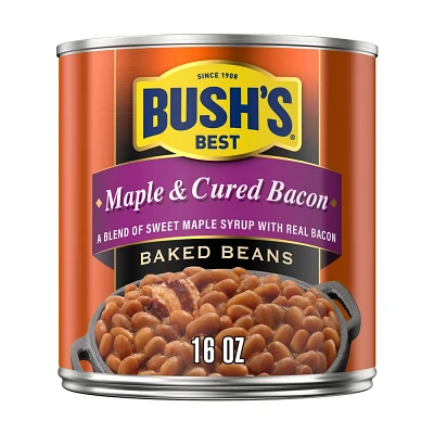 Bushs Maple Cured Bacon Baked Beans - 16oz