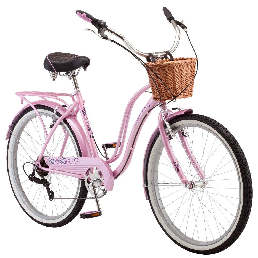 Pink Schwinn S1 Womens Schwinn S1 Vintage Cruiser Bike Pink