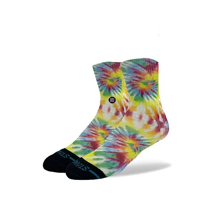 Stance X Wade Kids Double Spiral Crew Socks - L