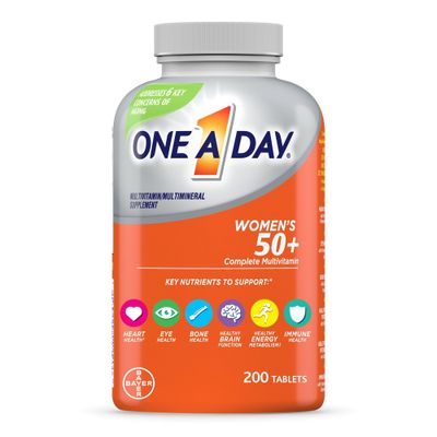 One A Day Womens 50+ Multivitamin Tablets - 200ct