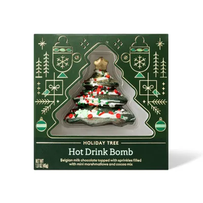 Christmas Tree Hot Drink Bomb - 1.6oz - Favorite Day