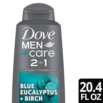 Dove Men+Care 2-in-1 Shampoo and Conditioner Blue Eucalyptus - 20.4 fl oz