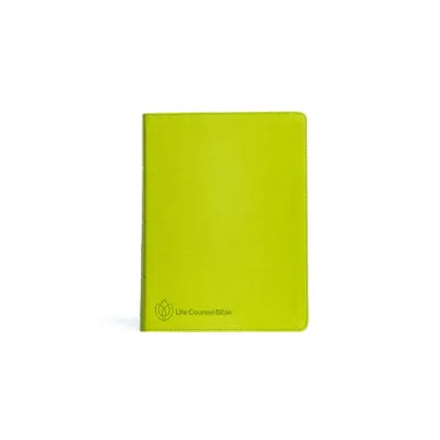 CSB Life Counsel Bible, Apple Green Leathertouch, Indexed - by New Growth Press & Csb Bibles by Holman (Leather Bound)