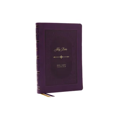 KJV Holy Bible: Giant Print Thinline Bible, Purple Leathersoft, Red Letter, Comfort Print (Thumb Indexed): King James Version (Vintage Series)