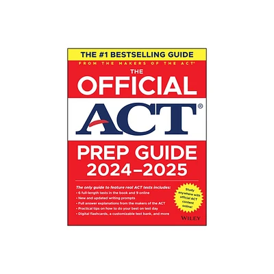 The Official ACT Prep Guide 2024-2025 - (Paperback)