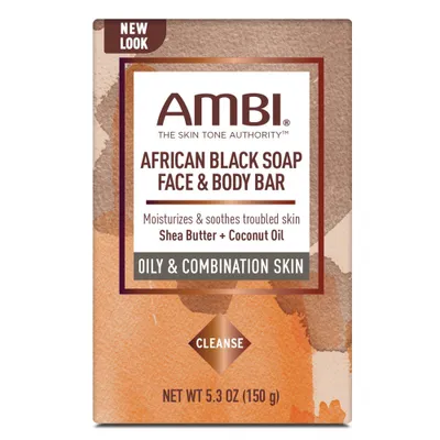 AMBI Face and Body Soap Bar - Coconut - 5.3oz