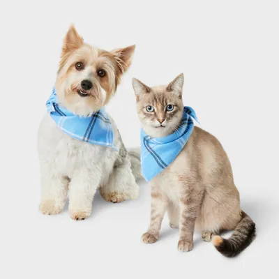 Plaid Matching Family Dog and Cat Bandana - Wondershop