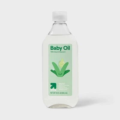 Baby Oil - Aloe Vitamin E - 20oz - up&up