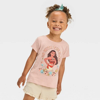 Toddler Girls Disney Moana Short Sleeve Graphic T-Shirt