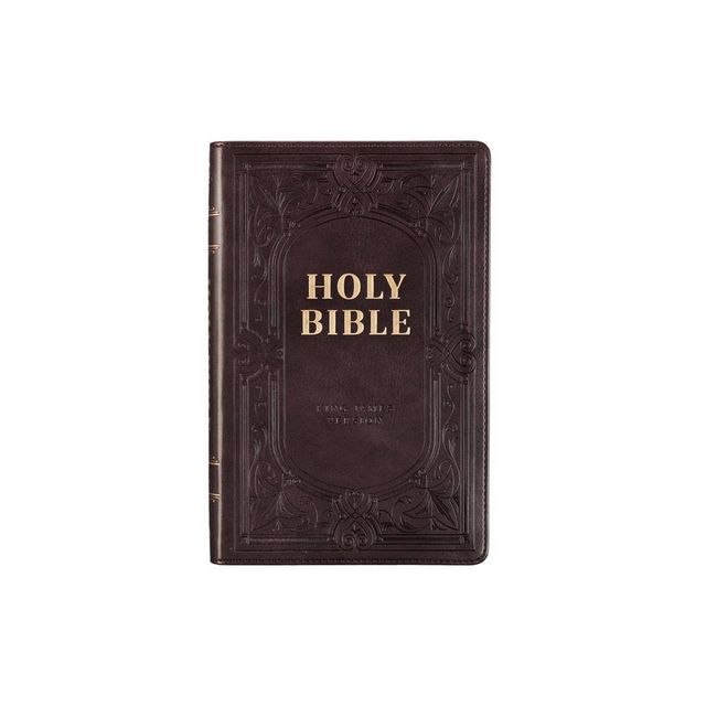 KJV Gift Edition Bible Dark Brown - (Leather Bound)