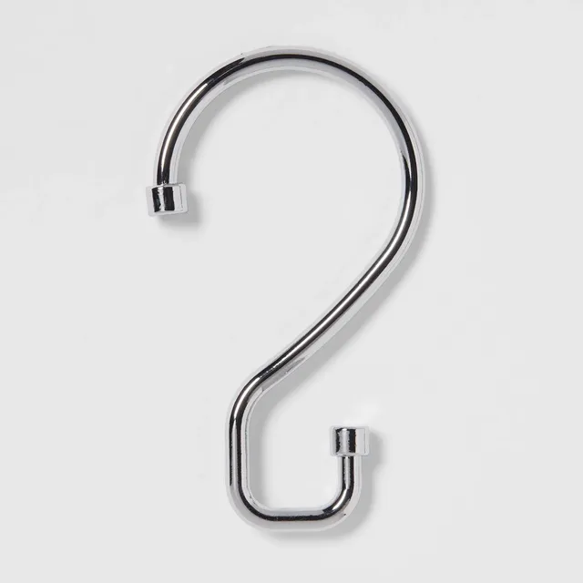 V Hook Shower Curtain Rings Matte Black - Made By Design™ : Target