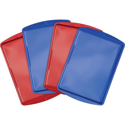 Set of 4 Learning Magnetic Kidboards - Barker Creek: Back to School Teacher Supplies, Metal Childrens Charts, Teaching Aid