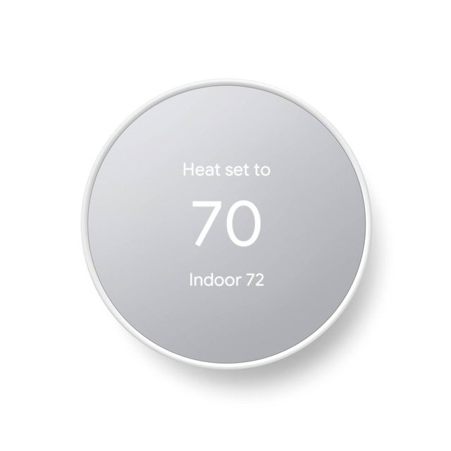 Google Nest Thermostat : Energy Star Certified, Wi-Fi Enabled, Smartphone App Control, Backlit Display