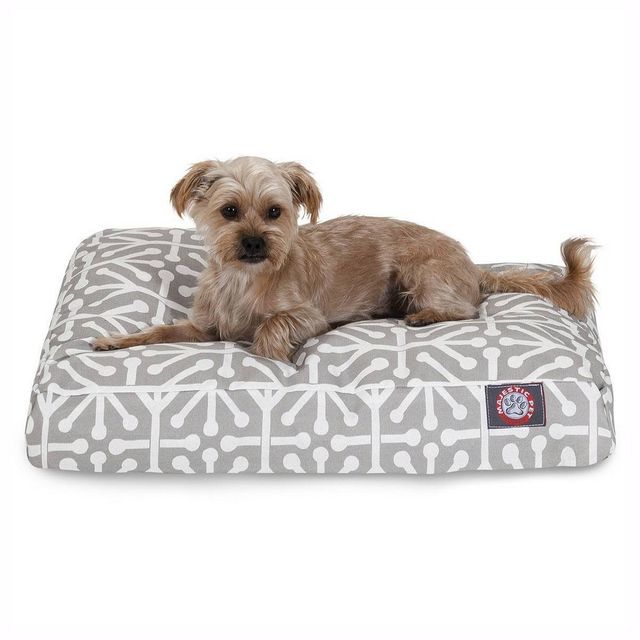 Majestic Pet Rectangle Dog Bed - Gray Aruba - Small - S