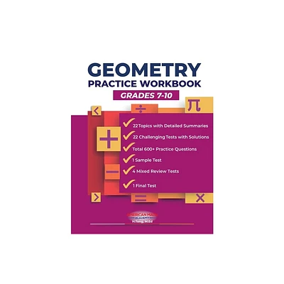 Geometry Practice Workbook - by American Math Academy (Paperback)