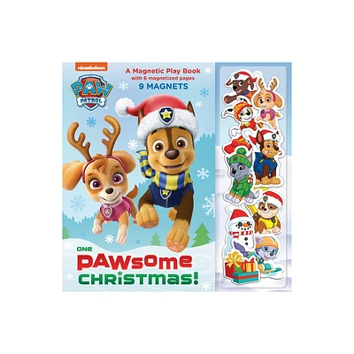 One Pawsome Christmas: A Magnetic Play Book (Paw Patrol) - by Random House (Board Book)