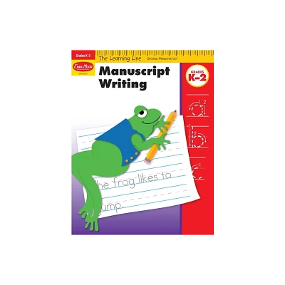 Learning Line: Manuscript Writing, Kindergarten - Grade 2 Workbook - by Evan-Moor Educational Publishers (Paperback)