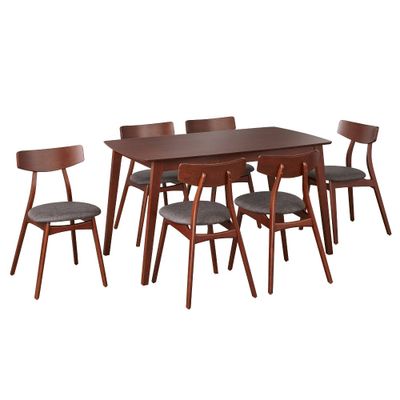 7pc Archer Rectangular Dining Set - Buylateral: - Modern