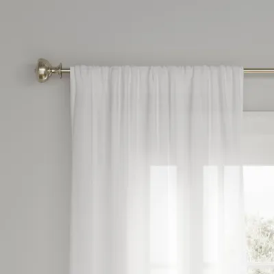 1pc 54x95 Light Filtering Farrah Window Curtain Panel White - Threshold