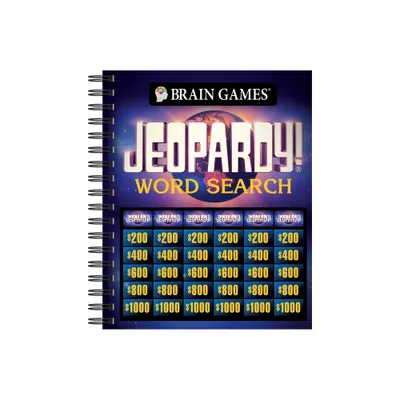 Brain Games - Jeopardy! Word Search - by Publications International Ltd & Brain Games (Spiral Bound)