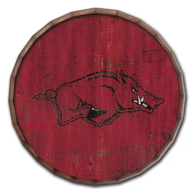 NCAA Arkansas Razorbacks Cracked Color 24 Barrel Top