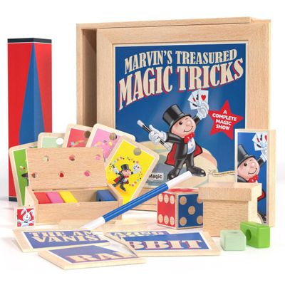 Marvins Magic Treasured Magic Tricks Wooden Set