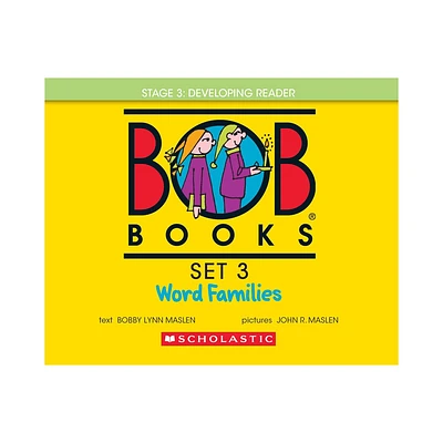 Bob Books - Word Families Hardcover Bind-Up Phonics, Ages 4 and Up, Kindergarten, First Grade (Stage 3: Developing Reader) - by Bobby Lynn Maslen