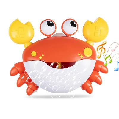 Hoovy Crabby Bubble Bath Bubble Maker with 12 Childrens Songs Bath Toy