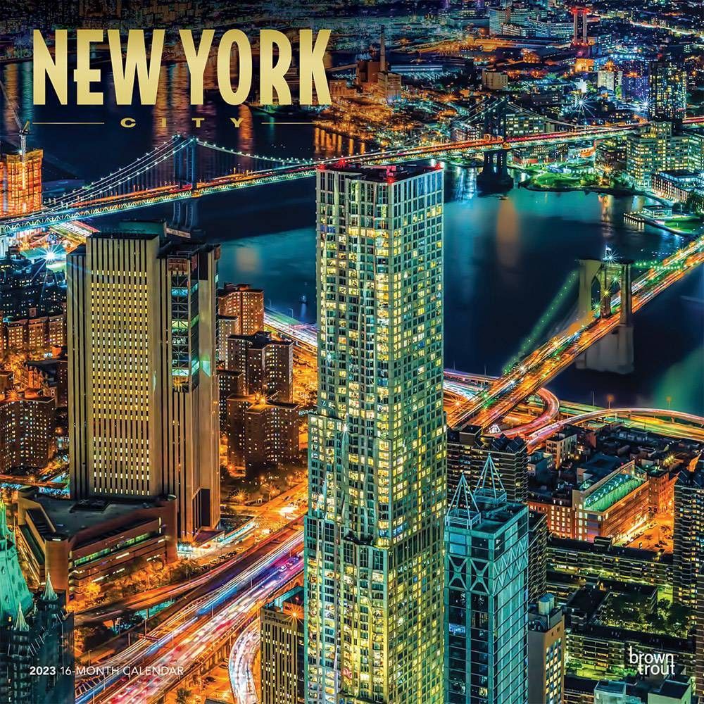 Browntrout 2023 Square Wall Calendar New York City - BrownTrout |  Connecticut Post Mall