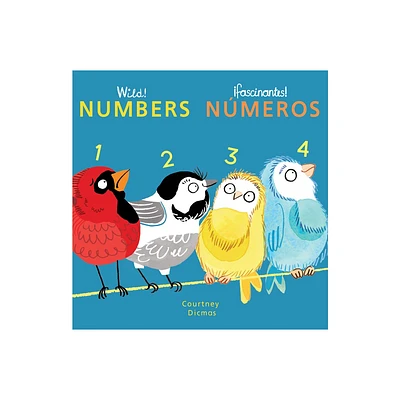 Numbers/Numeros - (Spanish/English Bilingual Editions) by Courtney Dicmas (Board Book)