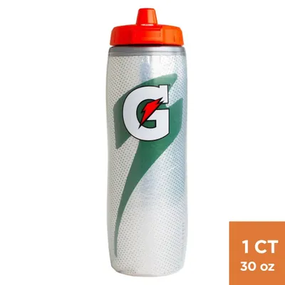 Gatorade 30oz Insulated Squeeze Water Bottle - Gray