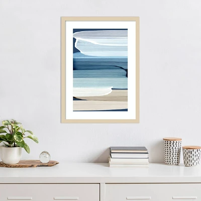 Amanti Art Whispers of The Beach I by Emma Peal Wood Framed Wall Art Print