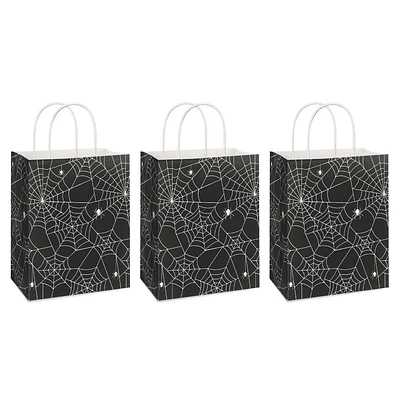 3ct Medium Halloween Gift Bag Spiderwebs