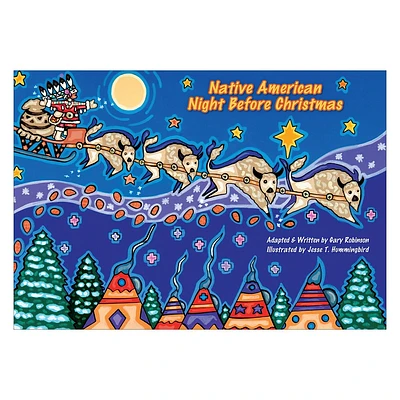 Native American Night Before Christmas - by Gary Robinson (Hardcover)