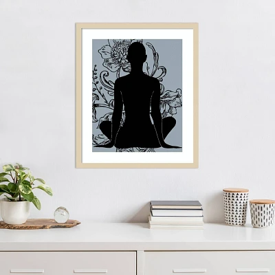 Amanti Art Slow Breathing III by Regina Morre Wood Framed Wall Art Print