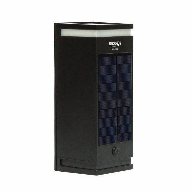 LED Solar Single Direction Solar Outdoor Wall Light - Techko Maid