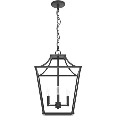 15 4-Light Laurel Ridge Lantern Pendant - Hunter Fan: Style, Body, Shade