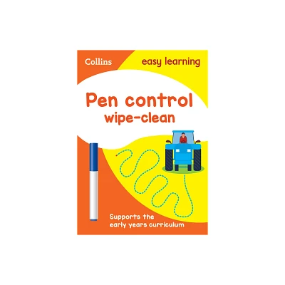 Pen Control Wipe-Clean Activity Book - (Collins Easy Learning Preschool) by Harpercollins Uk (Mixed Media Product)