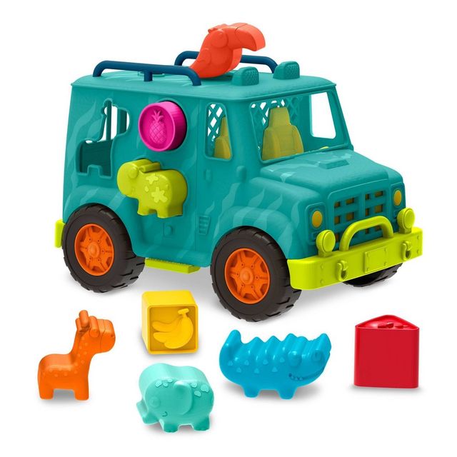 B. toys Animal Rescue Shape Sorter Truck - Happy Cruisers, Rollin Animal Rescue