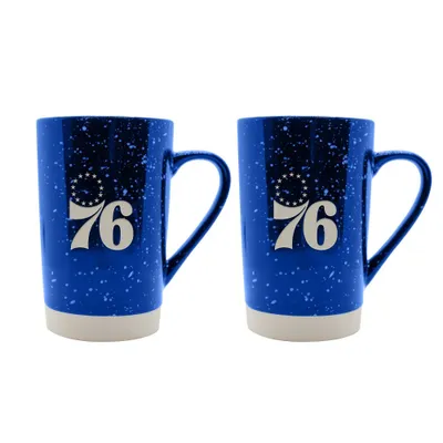 NBA Philadelphia 76ers 14oz Speckled Mug - 2pk