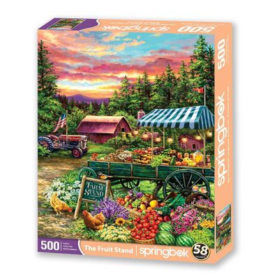 Springbok The Fruit Stand Jigsaw Puzzle - 500pc