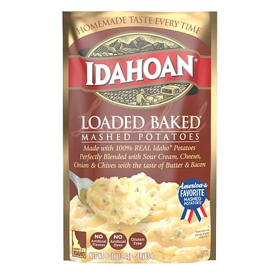 Idahoan Gluten Free Loaded Baked Flavored Mashed Potatoes - 4oz