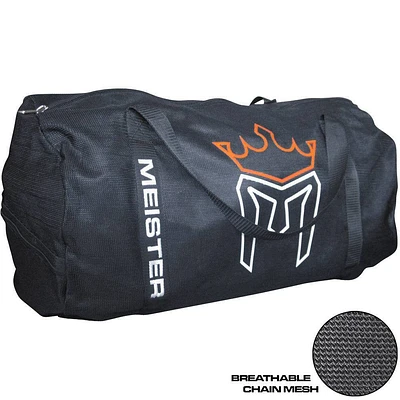 Meister Breathable Chain Mesh Athletic Trainer Duffel Bag - Black XL