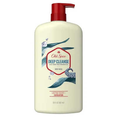 Old Spice Mens Body Wash - Deep Cleanse with Deep Sea Minerals - 30 fl oz