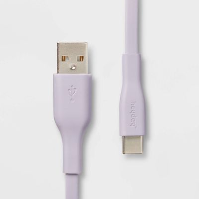 heyday 3 USB-A to USB-C Cable - Soft Purple