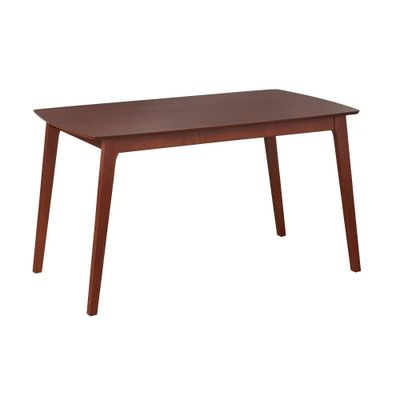 Archer Rectangular Dining Table Walnut - Buylateral: Solid Beech, Mid-Century Design, Seats 6