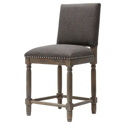 Wells Counter Height Barstool Gray