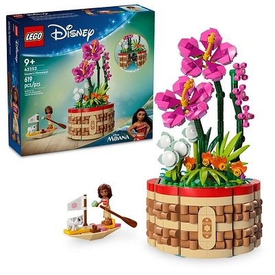 LEGO Disney Moanas Flowerpot Buildable Flower Toy and Mini Doll 43252